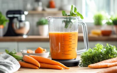 Recette du jus de Carotte au Blender : Recette & Guide versus presse-agrumes et autres alternatives